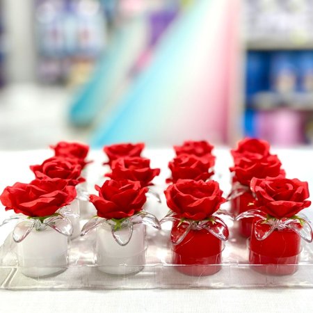 ورد زينة مضيء