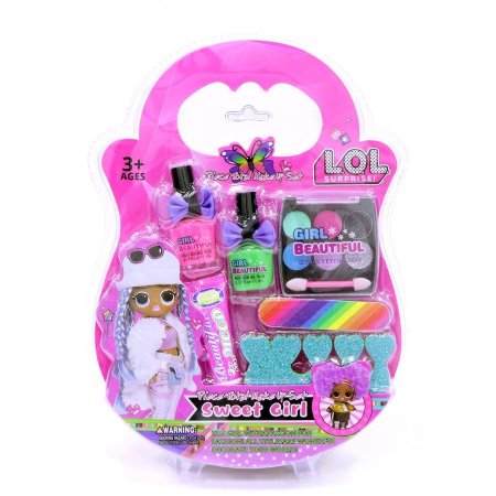 مجموعة ادوات مكياج لول