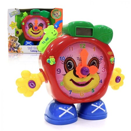 لعبة تعليم الساعة للاطفال مع موسيقى