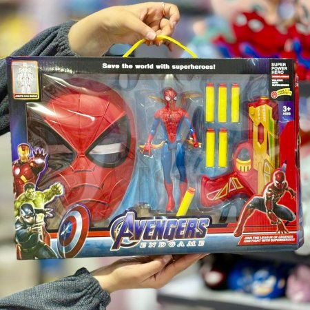 بكج سلاح سبايدرمان مع القناع