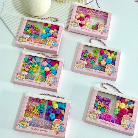 علبة ربطات شعر اطفال