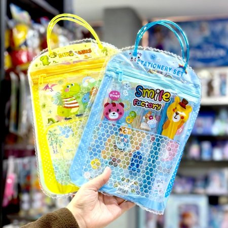 بكج قرطاسية شفاف شبك