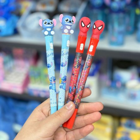 قلم ستيتش وسبايدرمان