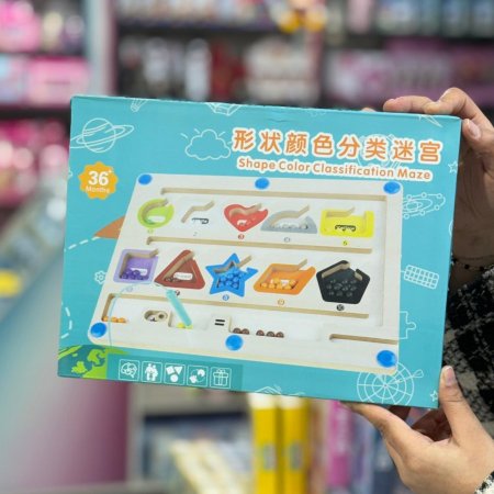 لوح مغناطيس تصنيف الاشكال والألوان