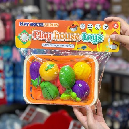 سلة فواكه وخضار للأطفال