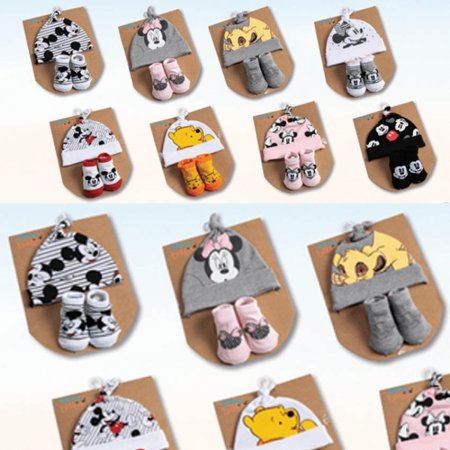 طقم طاقية وكلكول بيبي ديزني