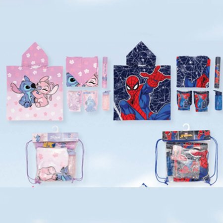 بكج السباحة الشفاف ستيتش وسبايدرمان