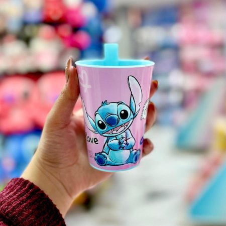 كاسة مع مصاصة ستيتش وميني ماوس