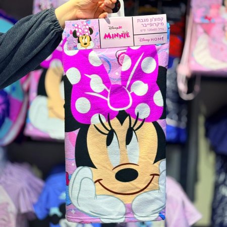 منشفة مع طاقية ميني ماوس