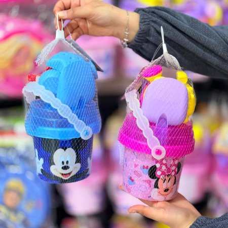 طقم دلو البحر ميكي وميني ماوس