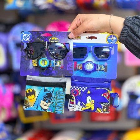 كرت نظارة وساعة وجزدان ديزني