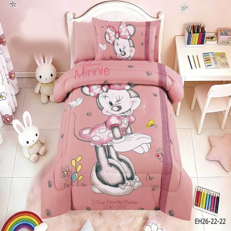 طقم سرير ميني ماوس صيفي 4 قطع
