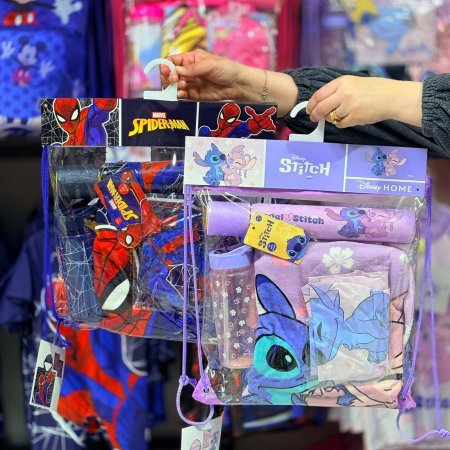 بكج السباحة الشفاف ستيتش وسبايدرمان