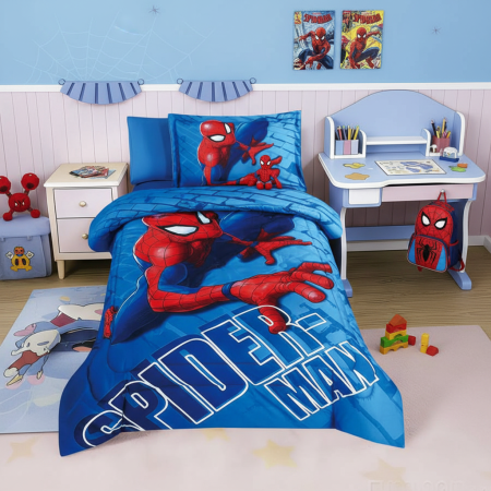 طقم سرير سبايدرمان صيفي 4 قطع