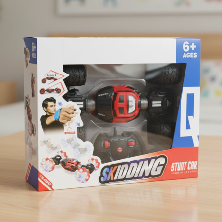 سيارة لاسلكي مع ساعة