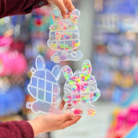 علبة خرز شكل ارنوب