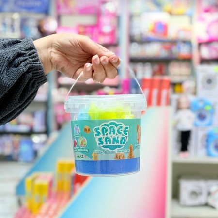 دلو رمل سحري مع ادوات