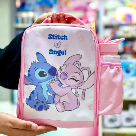 طقم حقيبة طعام + مطرة ستيتش وانجل