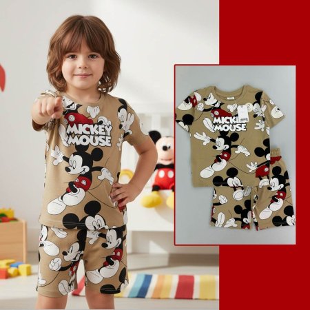 بجامة ميكي ماوس بني <br> <span class='text-color-warm'>سيتوفر قريباً</span>