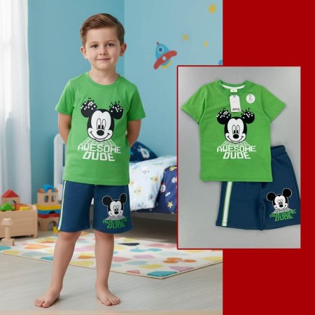 بجامة ميكي ماوس اخضر <br> <span class='text-color-warm'>سيتوفر قريباً</span>