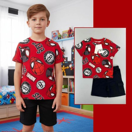 بجامة سبايدرمان احمر واسود <br> <span class='text-color-warm'>سيتوفر قريباً</span>