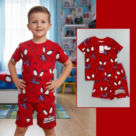 بجامة سبايدرمان احمر <br> <span class='text-color-warm'>سيتوفر قريباً</span>