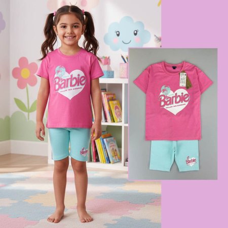 بجامة باربي زهري وازرق <br> <span class='text-color-warm'>سيتوفر قريباً</span>