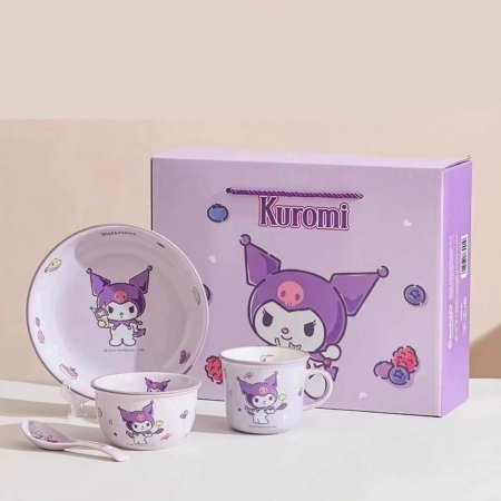 بكج بورسلان 5 قطع كرومي