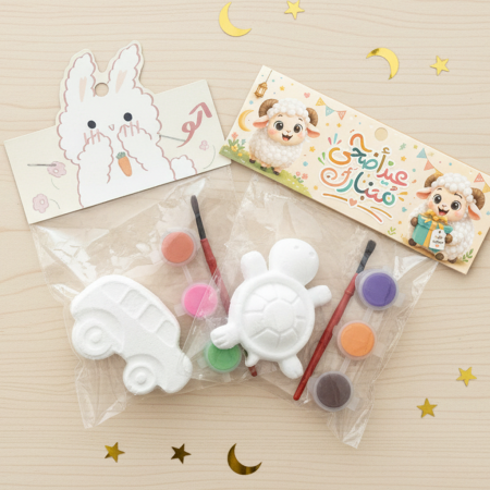 تلوين مجسّمات الجبس