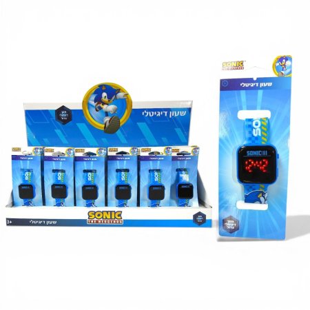 ساعة يد LED سونيك