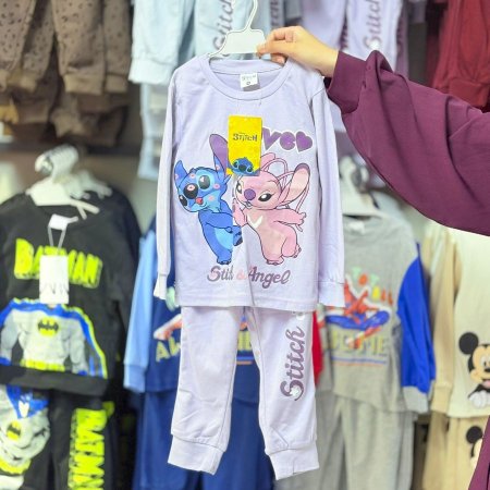 بجامة خريفي ستيش بنفسجي