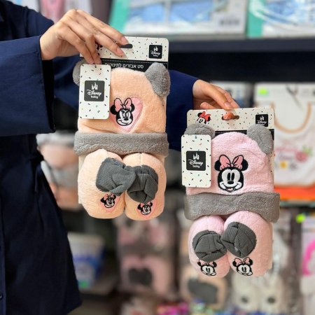طاقية بيبي مع كلكول ميني ماوس
