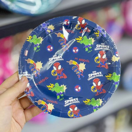 صحون كرتون سبايدرمان