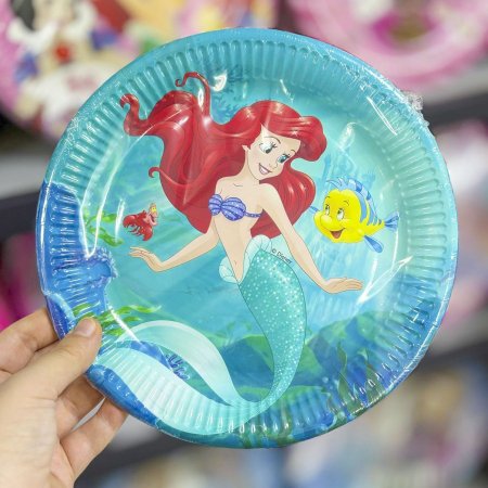 صحون كرتون حورية البحر