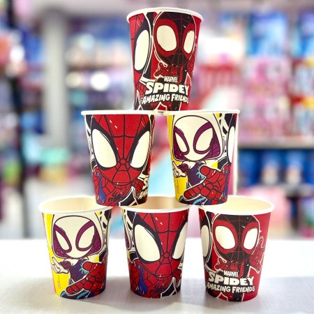 كاسات كرتون سبايدرمان