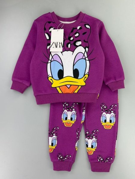 بيجامة شتوي بطوطة بنفسجي