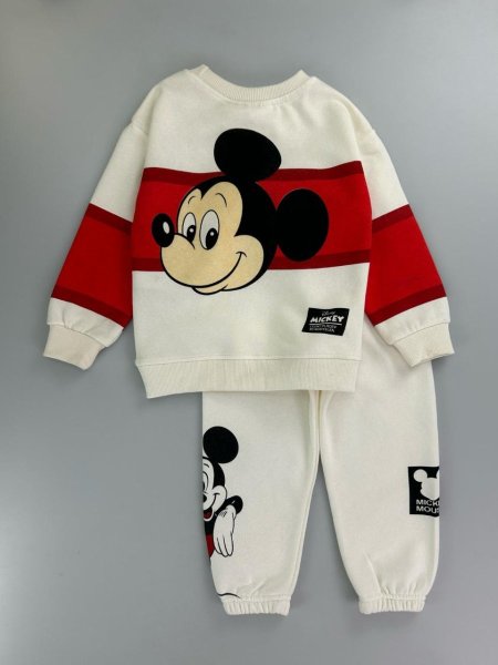 بيجامة شتوي ميكي ماوس ابيض