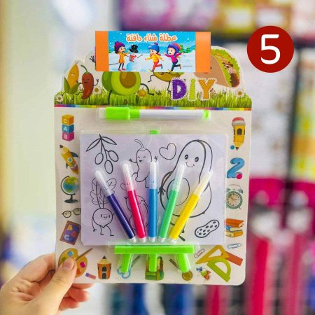 كرت تلوين مع الوان