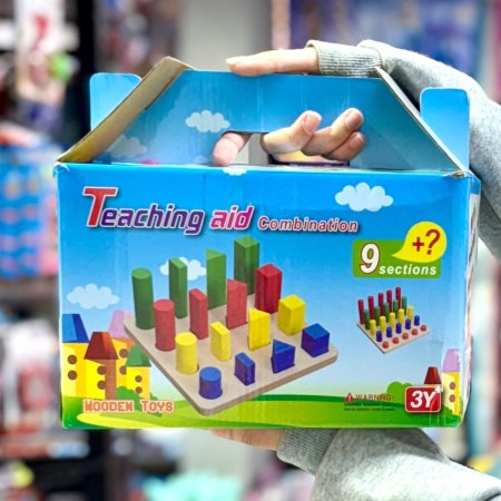 مجموعة تعليمية خشب