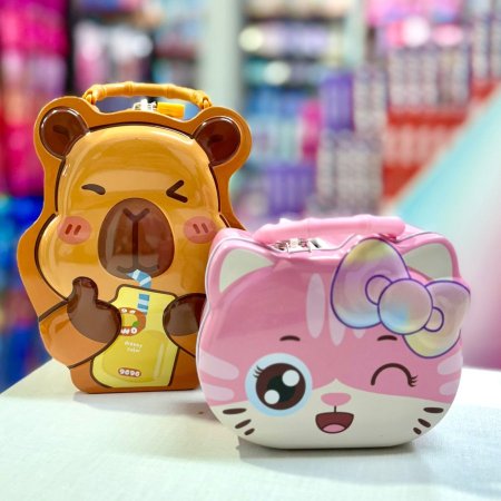 حصالة حديد مع قفل