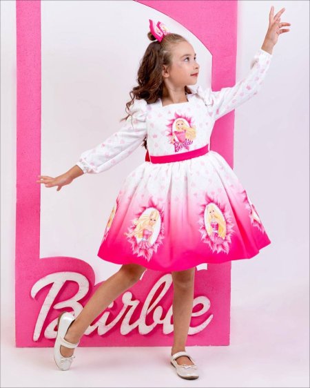 فستان باربي شتوي زهري وابيض <br> <span class='text-color-warm'>سيتوفر قريباً</span>