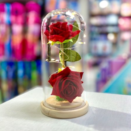 ورد الزجاج المضيئة