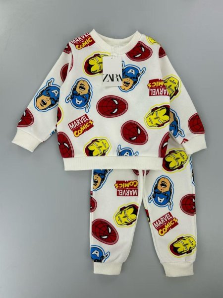 بيجامة شتوية سبايدر مان وكابتن امريكا
