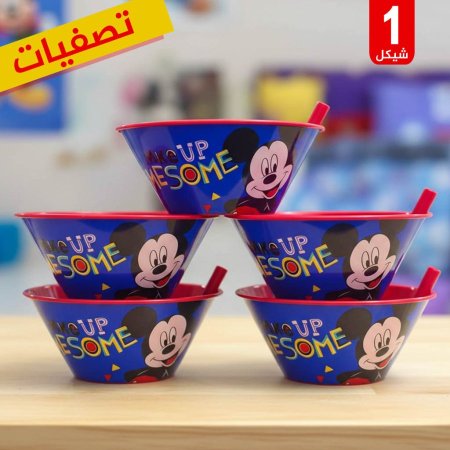 صحن كورنفلكس مع مصاصة