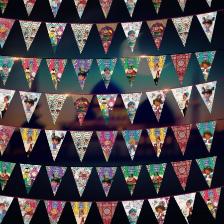 حبل زينة رمضان روسمات مشكلة